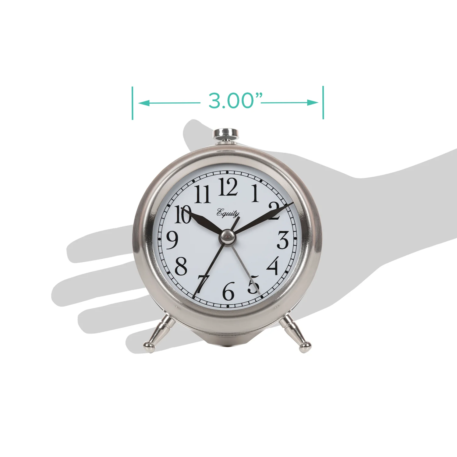 25655 Analog Quartz Alarm Clock - Image 6