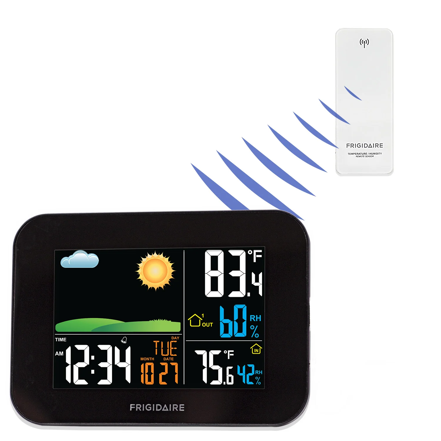 Color LCD Weather Station with Indoor and Outdoor Temperature and Forecast - Image 2