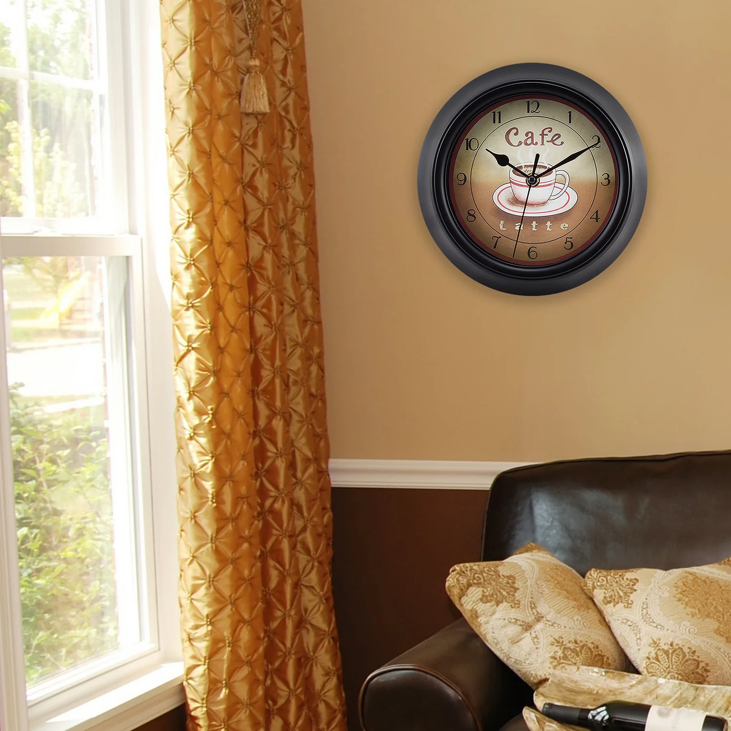 9 inch Coffee Wall Clock - Image 2