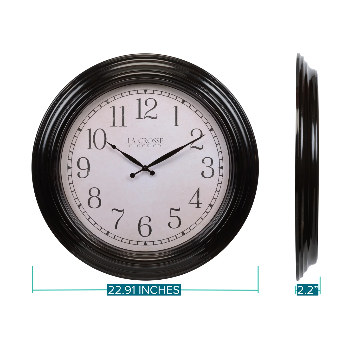 404-2658 23-inch Maxell Wall Clock – Arabic Numerals - Image 6