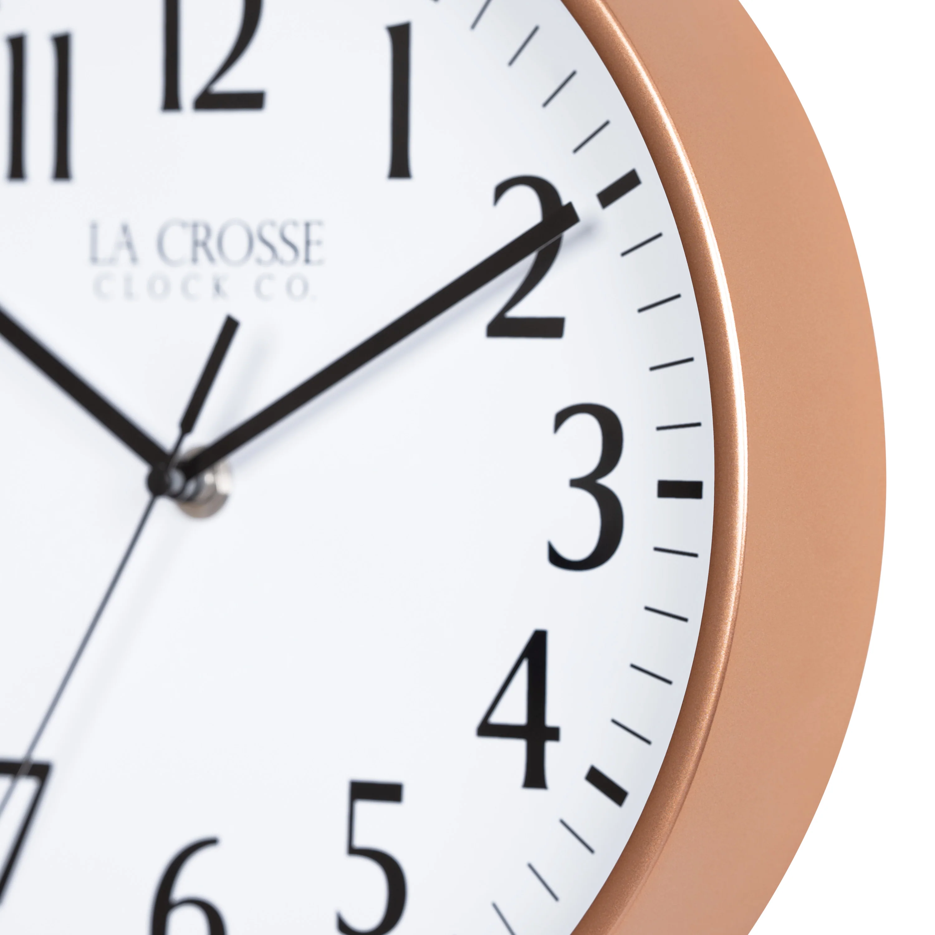 404-3025C 10-inch Basics Analog Wall Clock – Copper - Image 5
