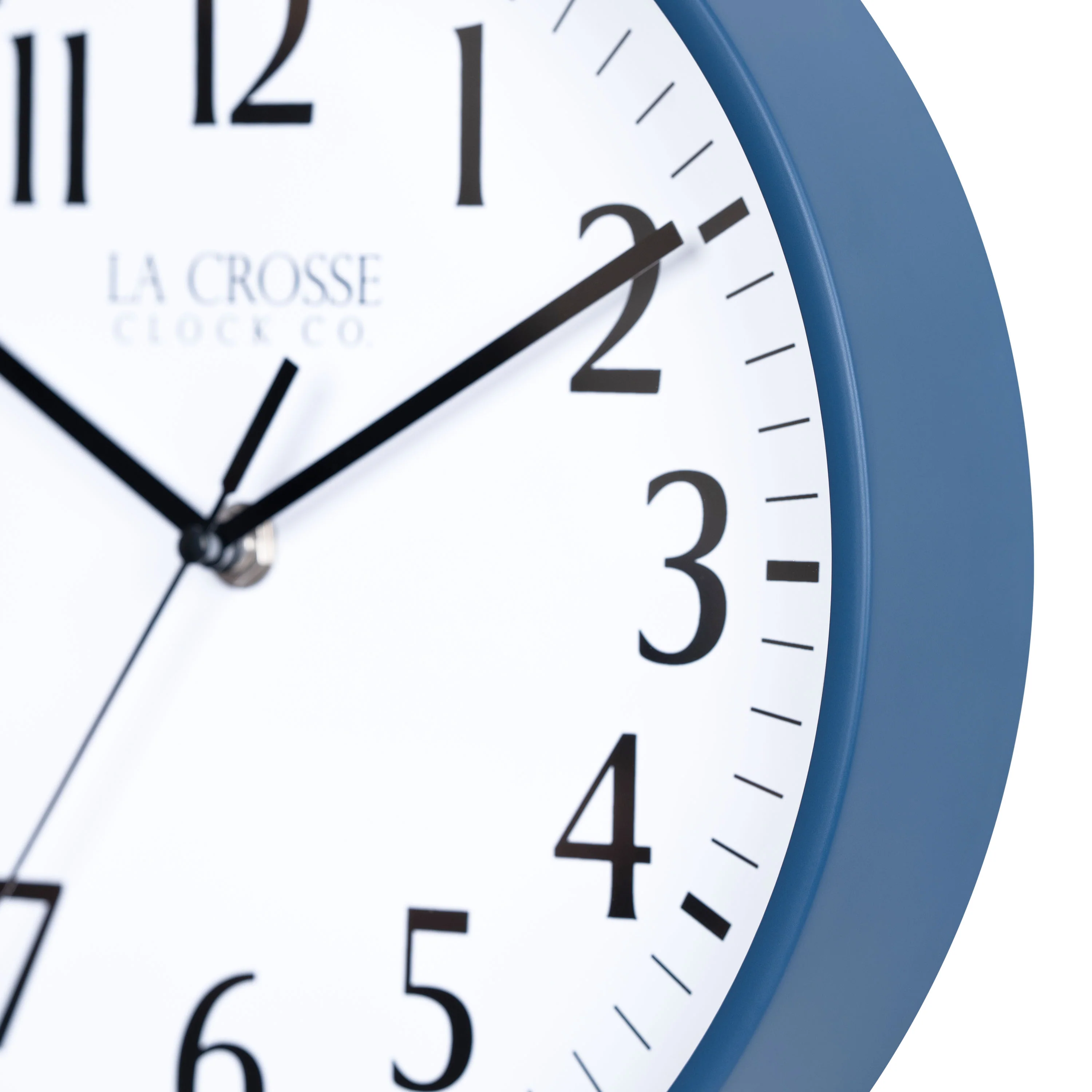 404-3025NB 10-inch Basics Analog Wall Clock – Navy Blue - Image 5