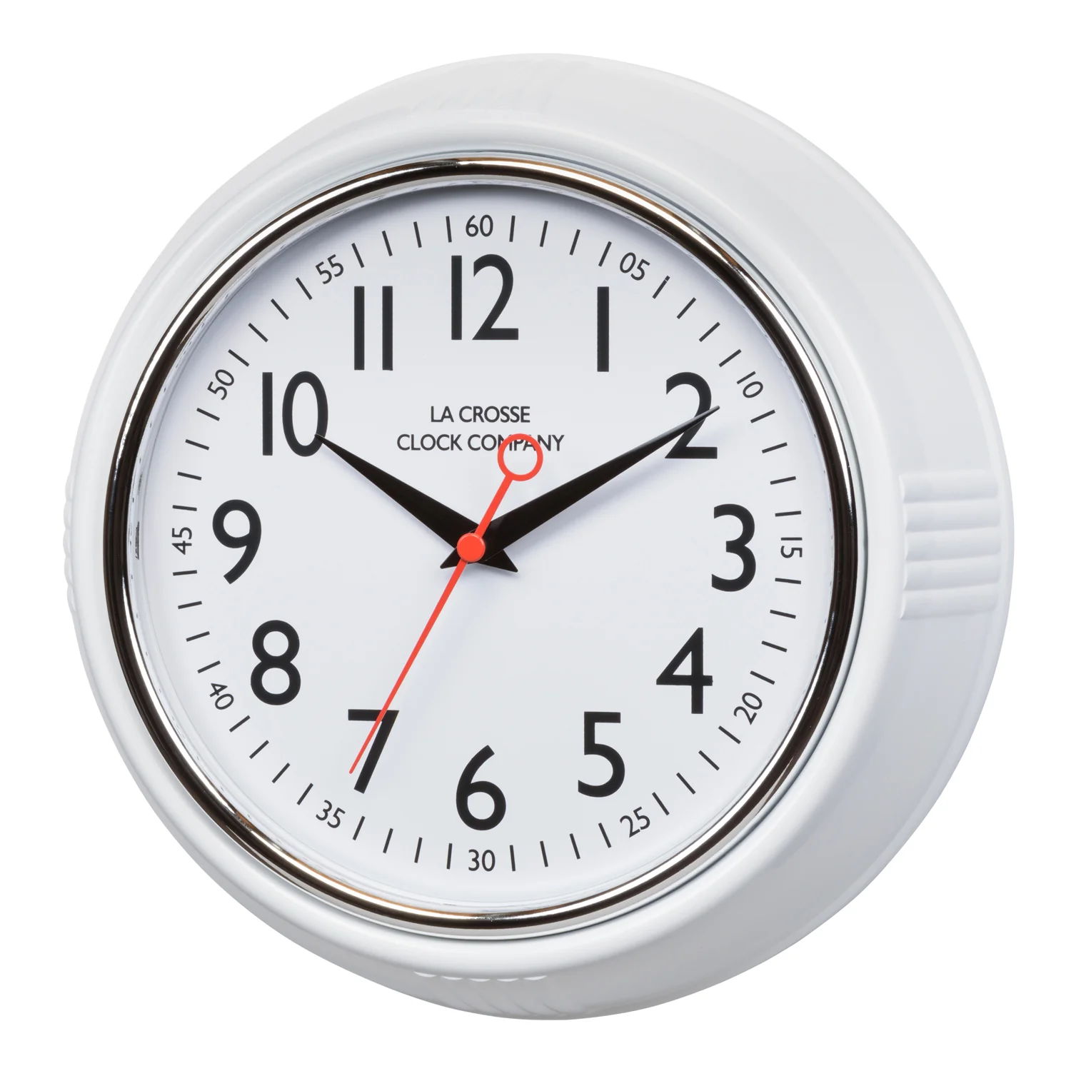 404-3624W 9.6-inch Schoolhouse Wall Clock - Image 2
