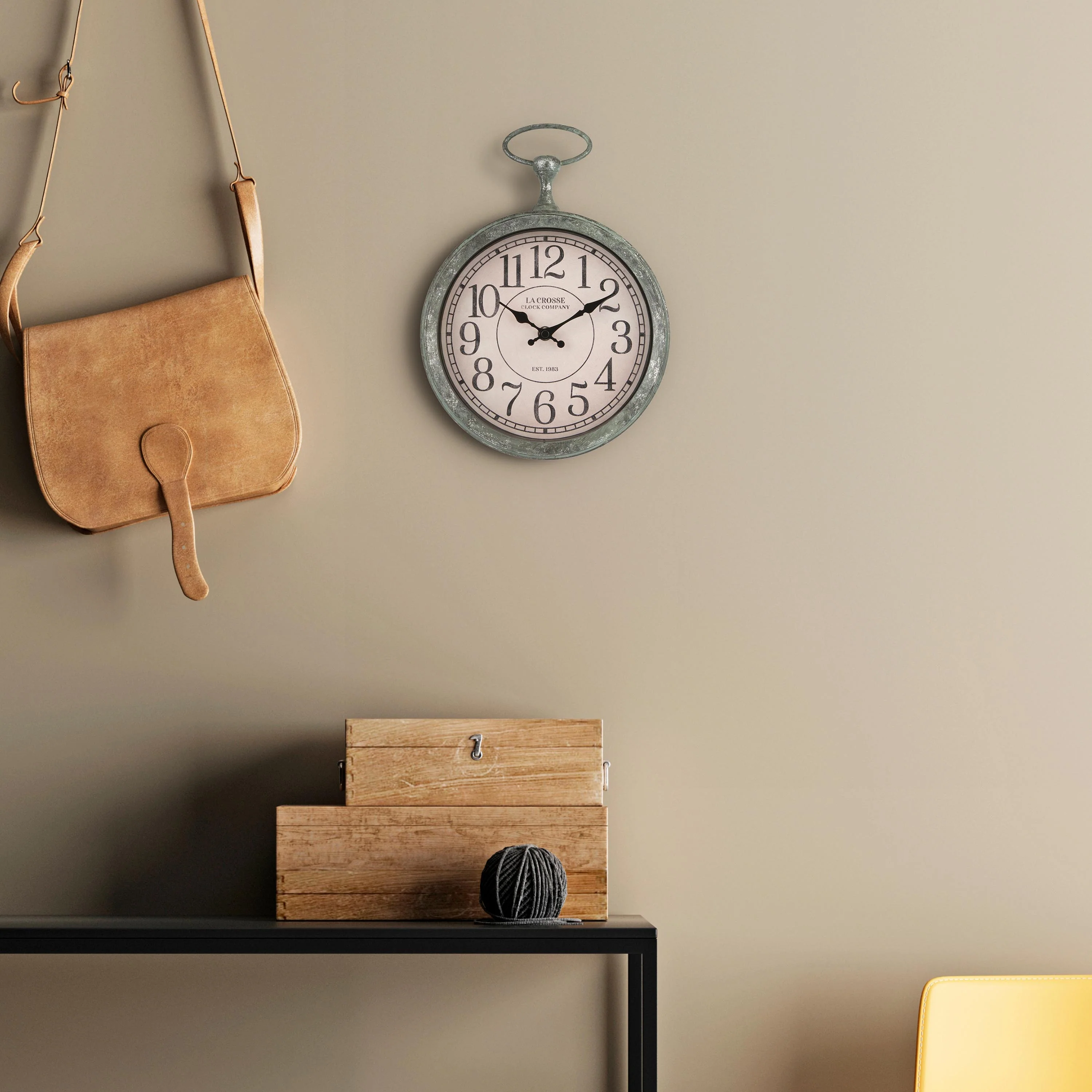 404-3828 9-inch Pocket Watch Wall Clock - Image 4