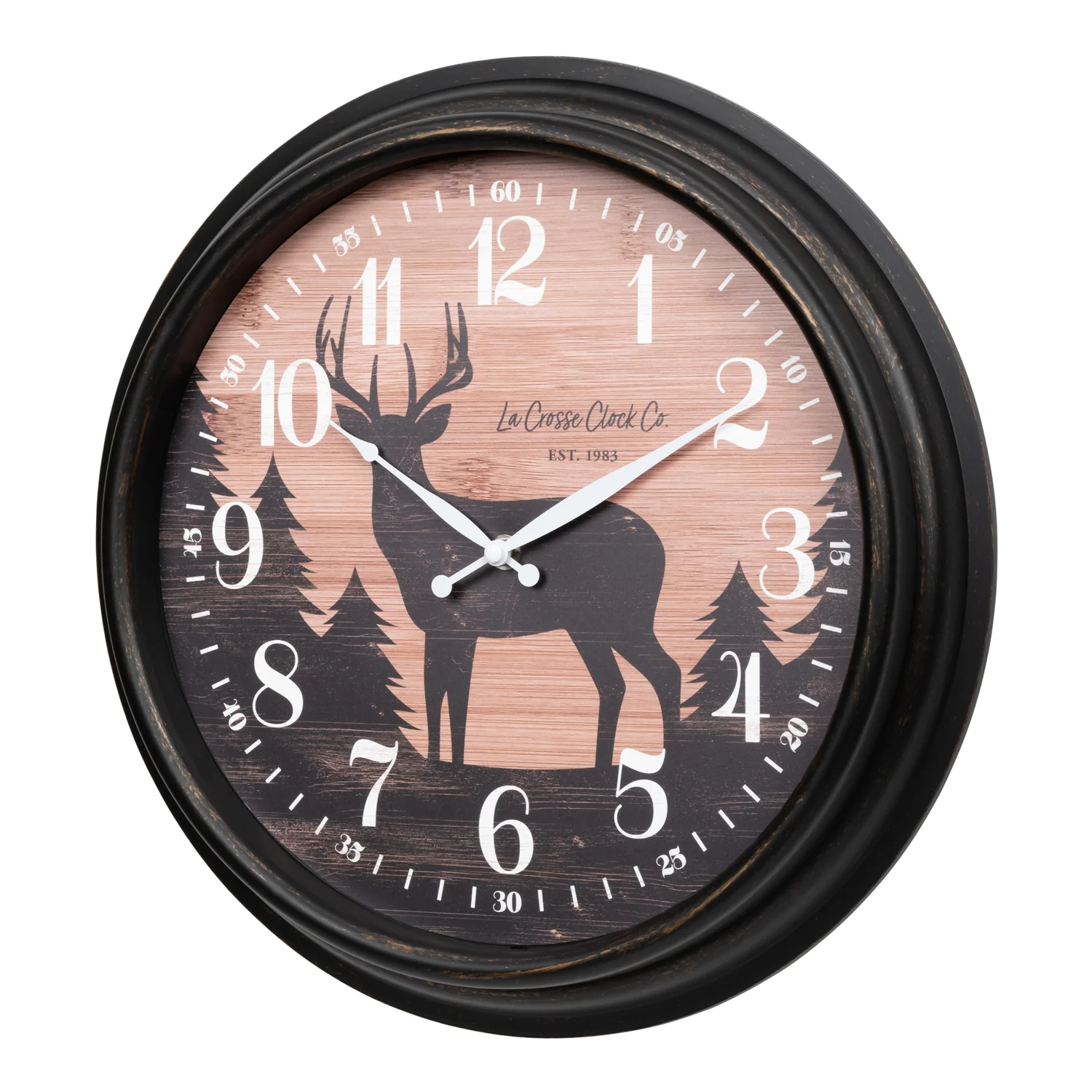433-3841D 15.75-inch Indoor/Outdoor Northwoods Wall Clock - Image 2