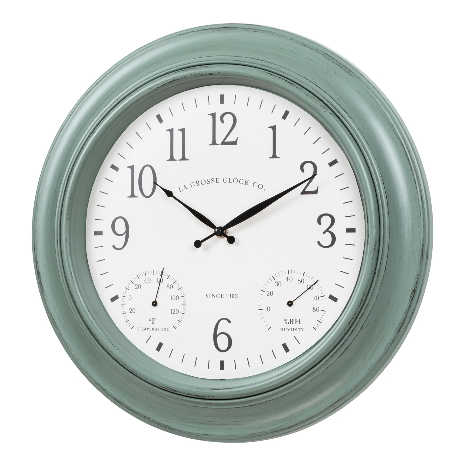 433-3846 18-inch Indoor/Outdoor Wall Clock - Image 2