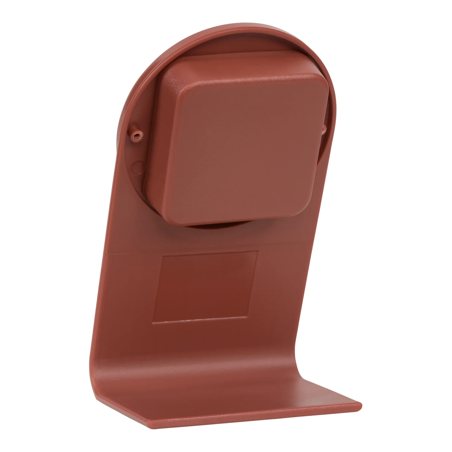 437-3015BR Grooves Tabletop Clock - Brick Red - Image 4