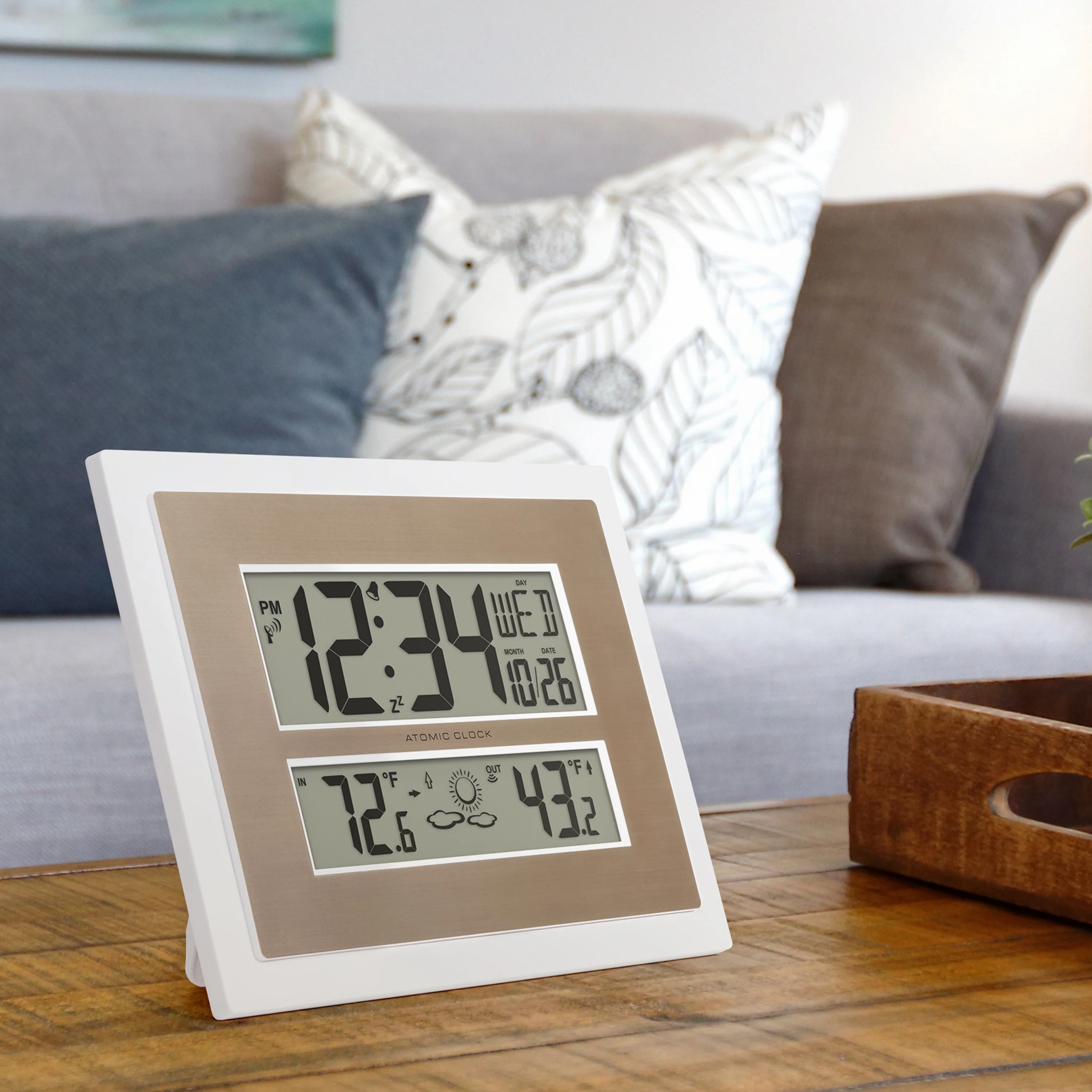 512-14937 Atomic Digital Wall Clock - Image 5