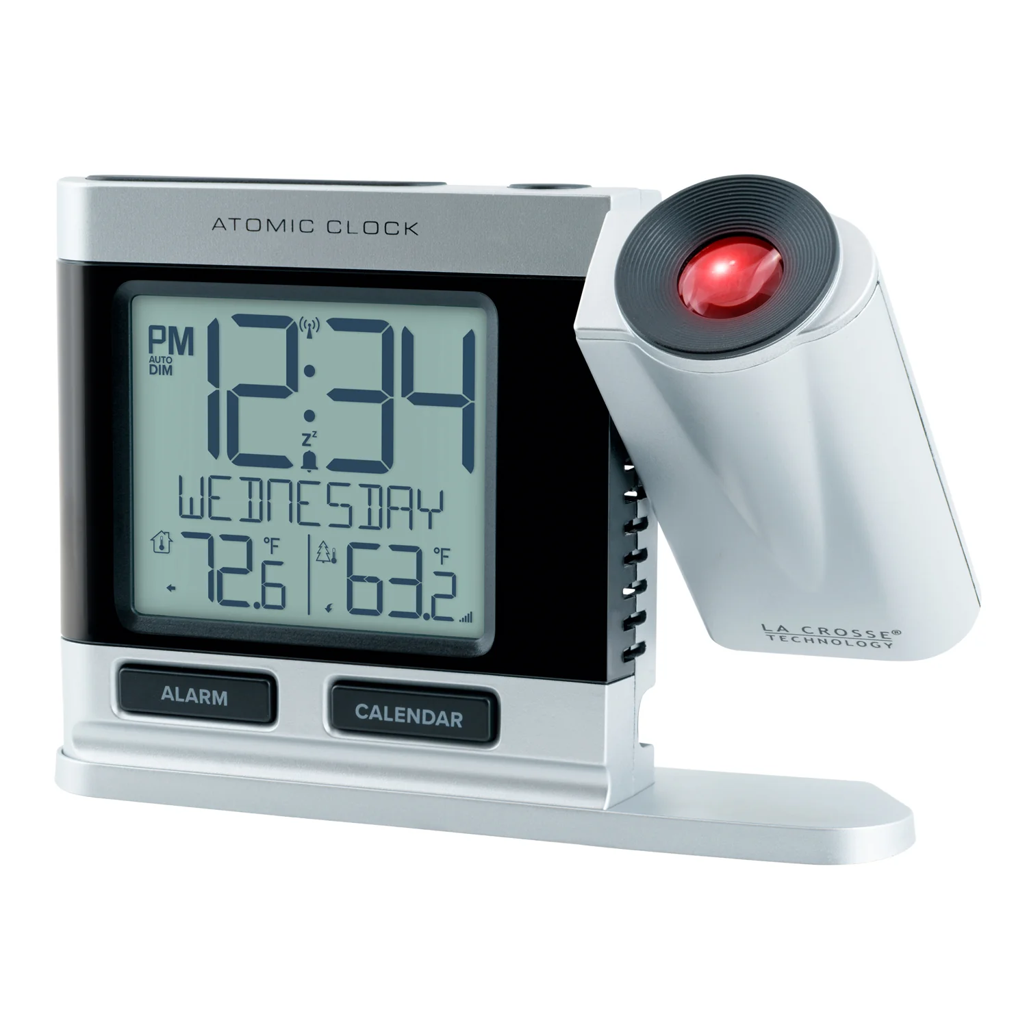 616-1410 Atomic Projection Alarm Clock - Image 2