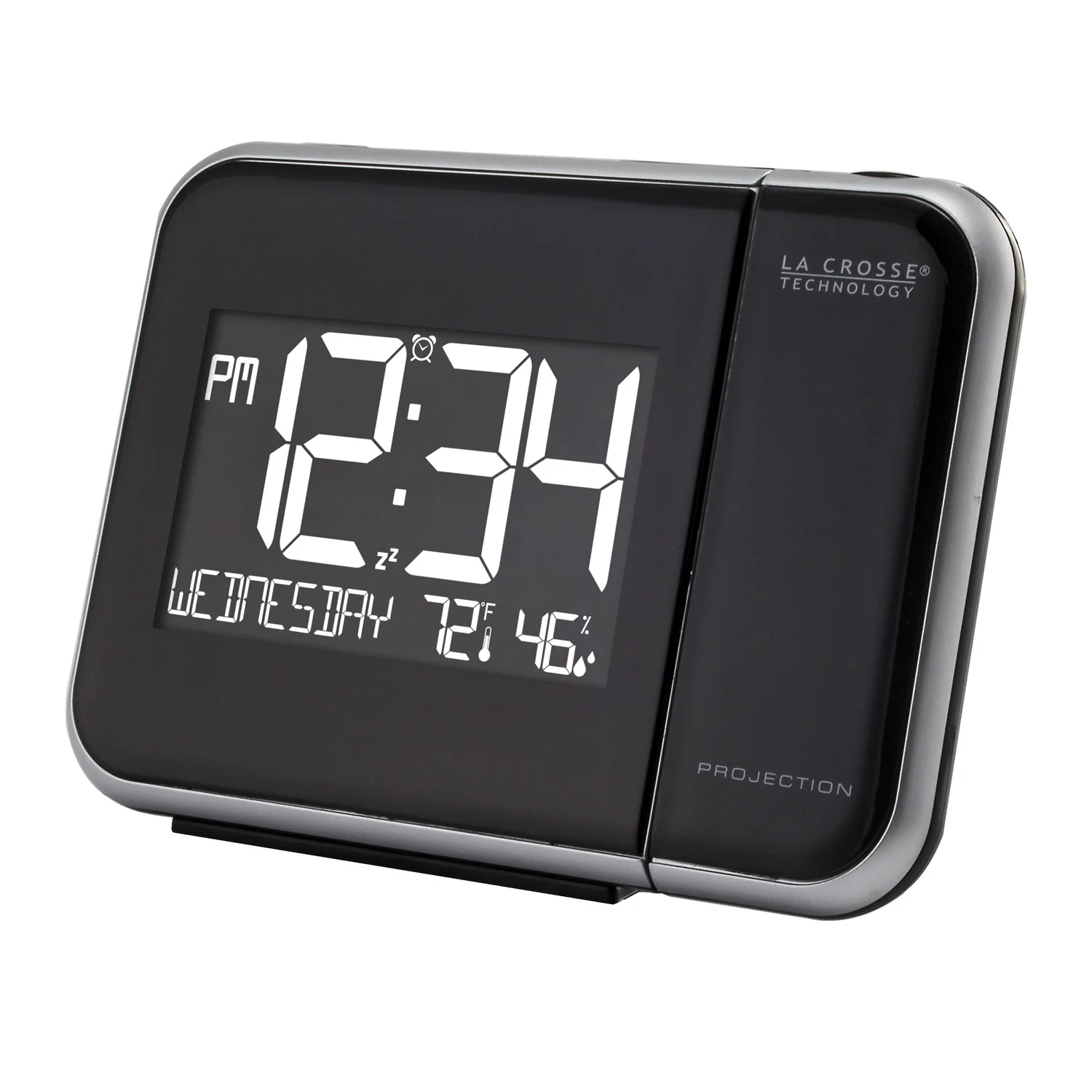 Projection Alarm Clock with Indoor Temperature and Indoor Humidity - Image 2