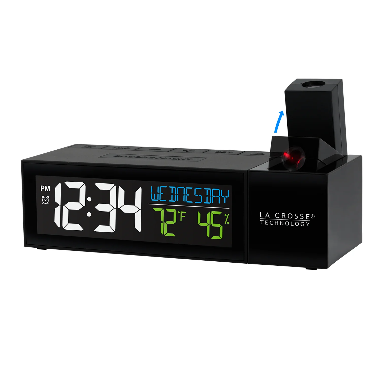 616-1950V2 Projection Alarm Clock - Image 5