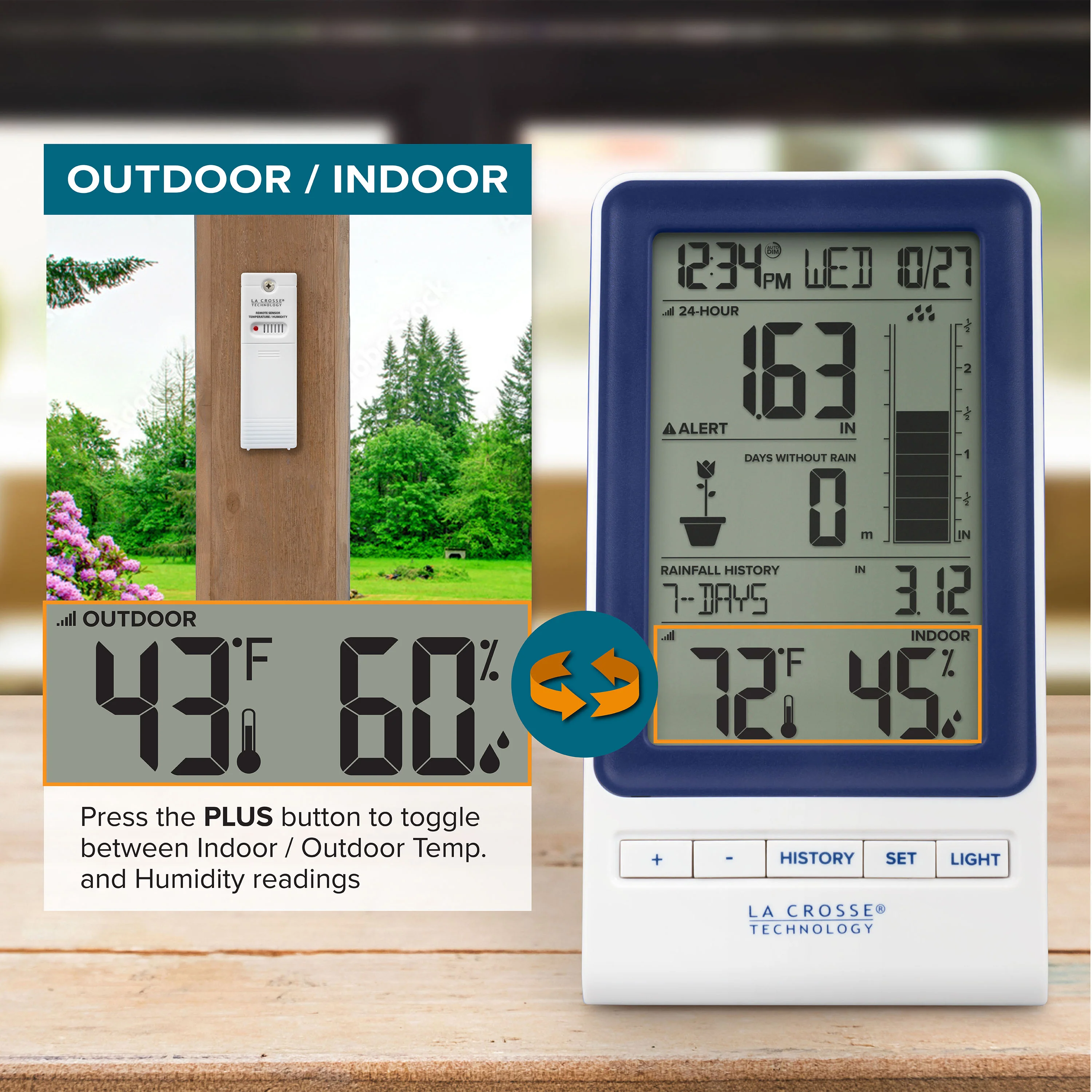 724-1415BLV2 Digital Rain Gauge - Image 7