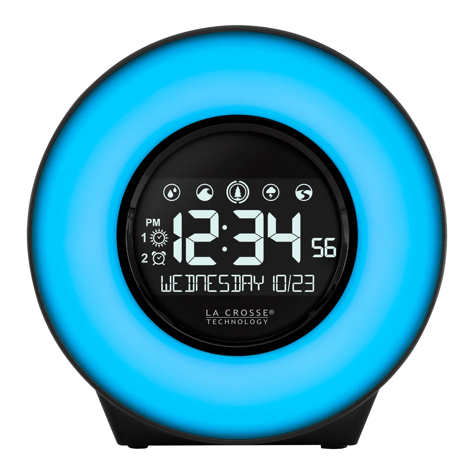C83117 Mood Light and Nature Sound Alarm Clock - Image 2