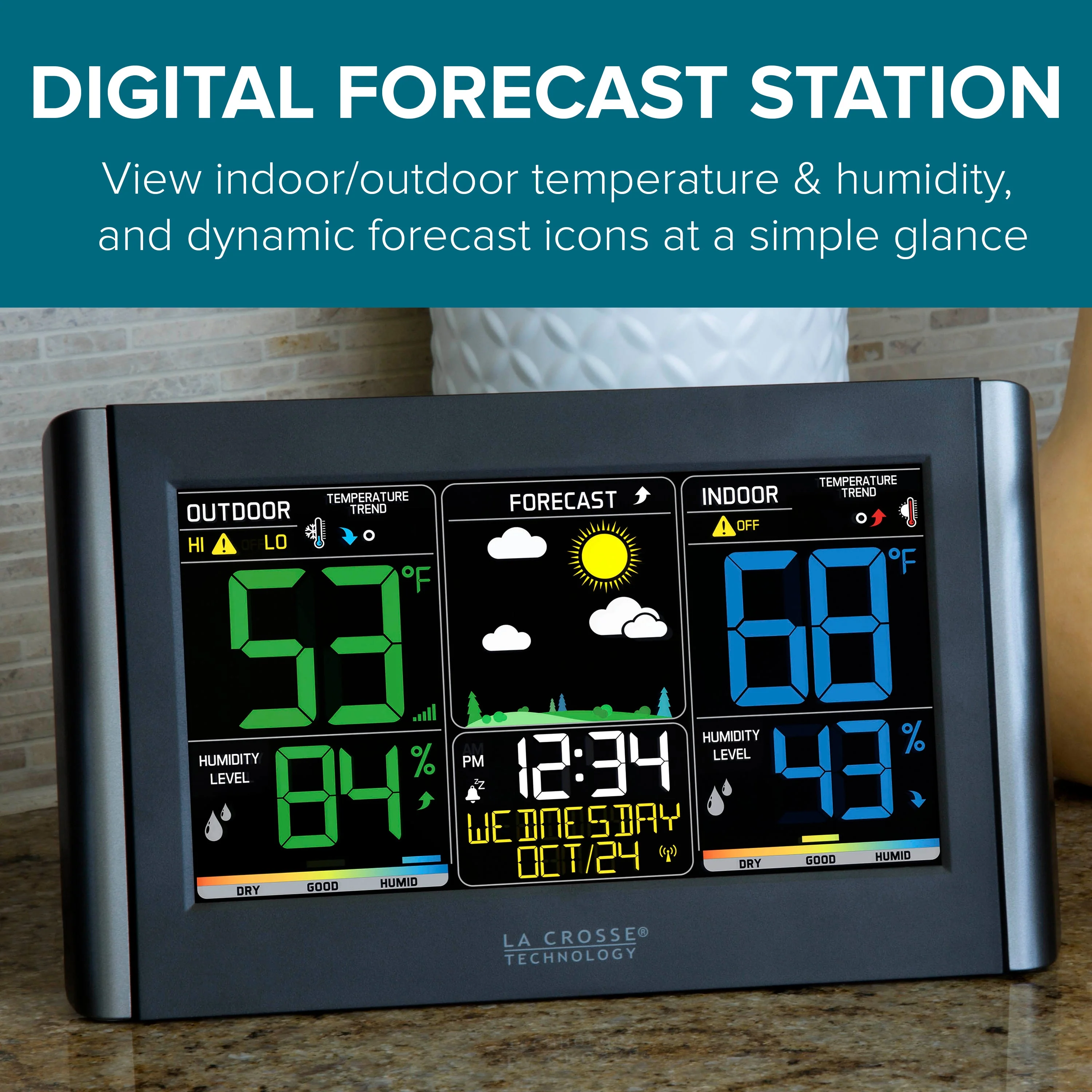 C85845V4 Wireless Color Weather Station - Image 3