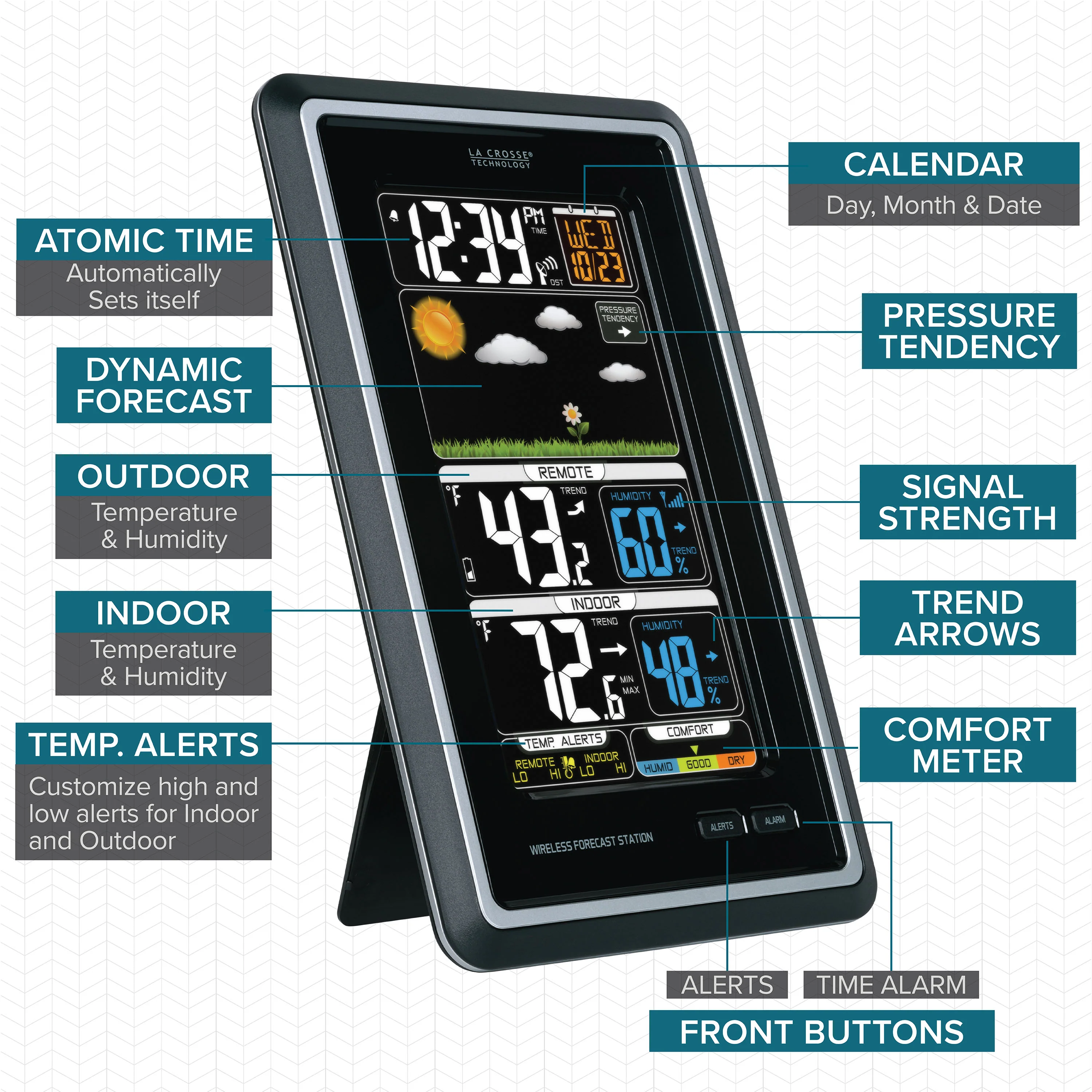 S88907V2 Wireless Color Weather Station - Image 3