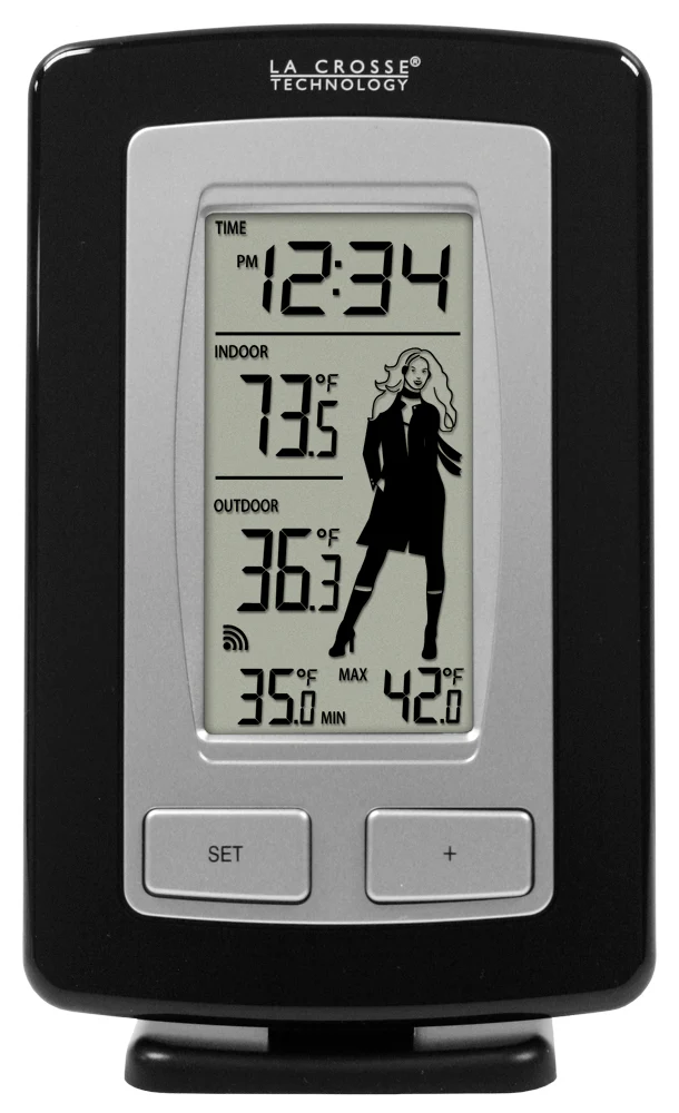 Wireless Temperature Station with Weather Girl - Image 2