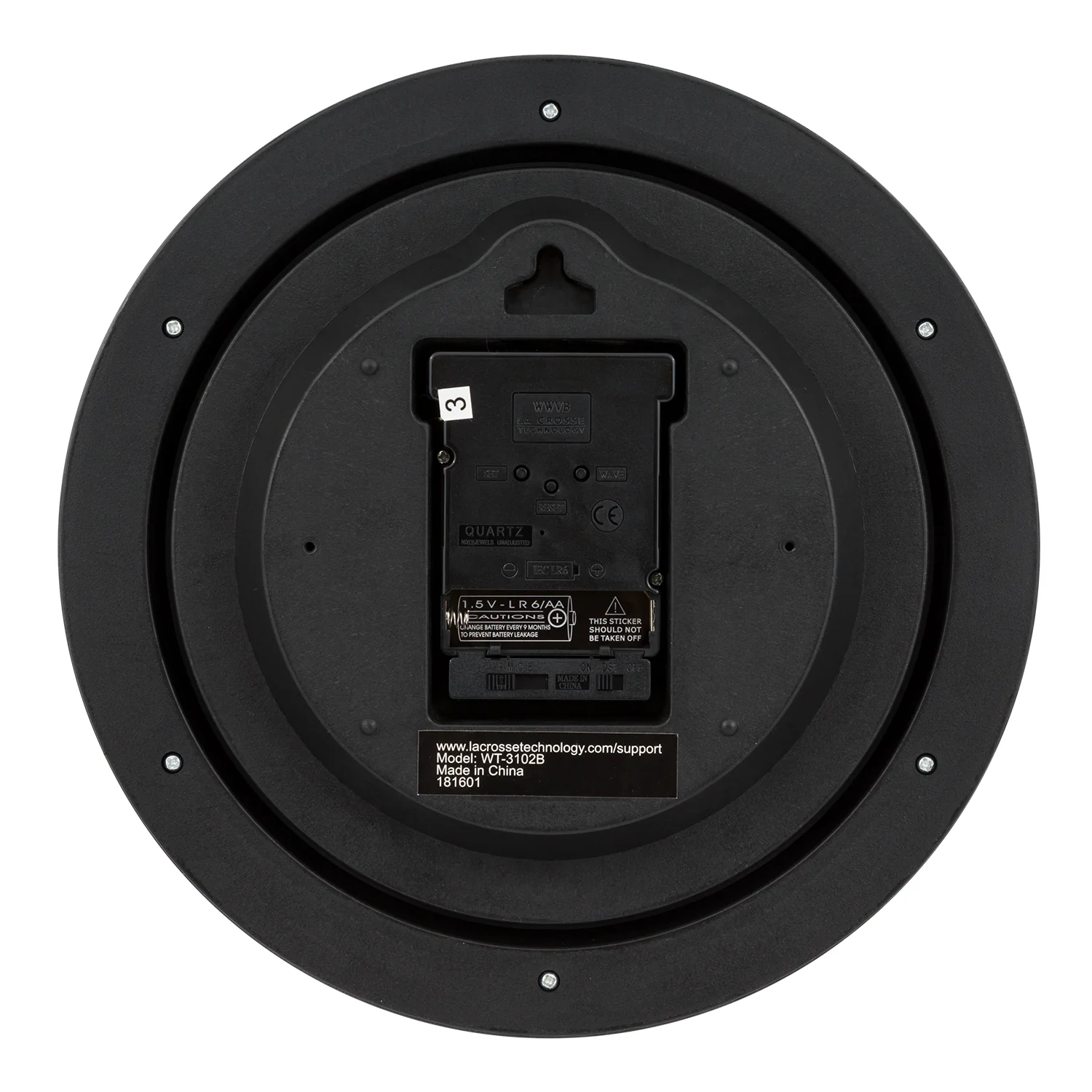 WT-3102B 10-inch Atomic Wall Clock - Image 4