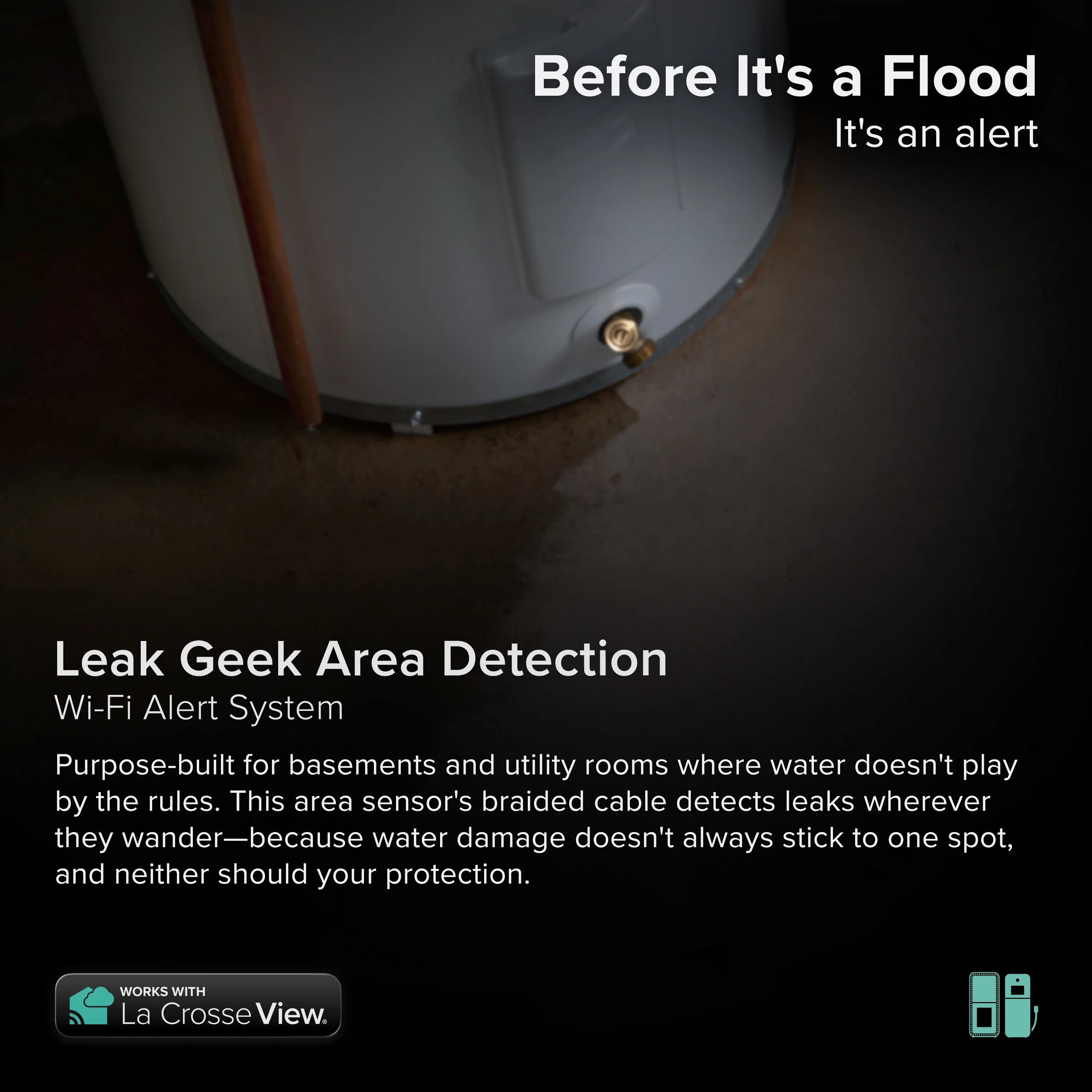 Leak Geek Area Detection Wi-Fi Alert System - Image 2